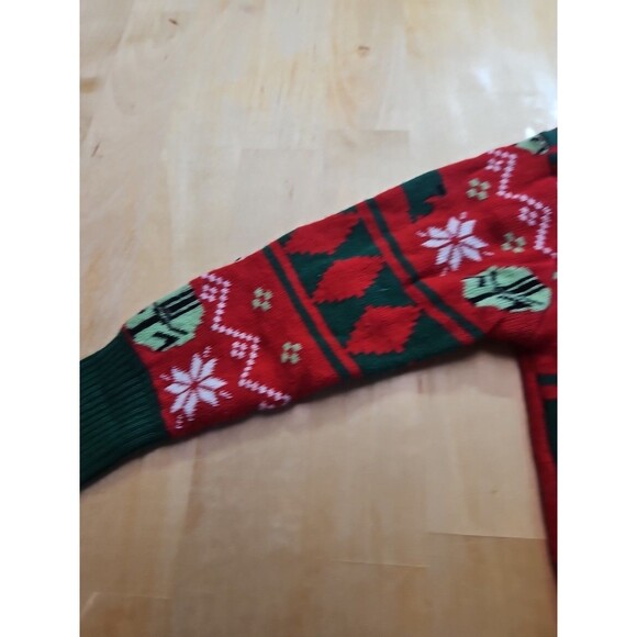 Star Wars Baby Yoda "I Was Cute All Year" Green-Red Christmas Sweater-12 Month's - Picture 12 of 16